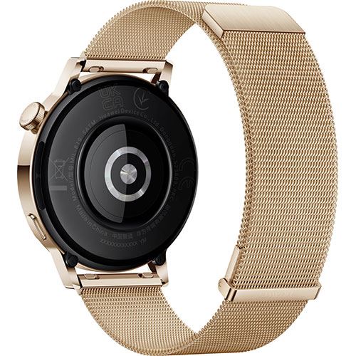 Smartwatch Huawei Watch GT 3 42mm - Elegant Gold | Gold Milanese Strap - Image 4