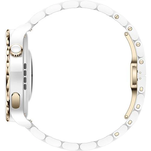 Smartwatch Huawei Watch GT 3 Pro 43mm - Gold Bezel | White Ceramic Case | White Ceramic Strap - Image 5