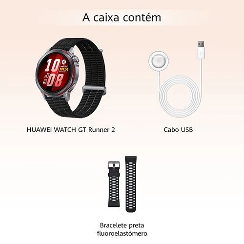 Smartwatch Huawei Watch GT Runner 2 - Preto - Image 10