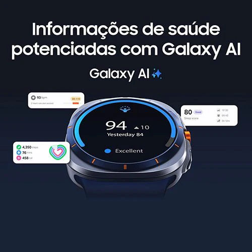 Smartwatch Samsung Galaxy Watch Ultra 2025 LTE 47mm - Cinzento Titânio/Cinzento - Image 4