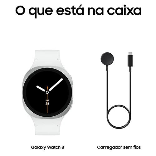 Smartwatch Samsung Galaxy Watch8 44mm - Prateado - Image 8