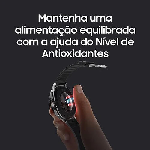 Smartwatch Samsung Galaxy Watch8 Classic LTE 46mm - Prateado/Branco - Image 10