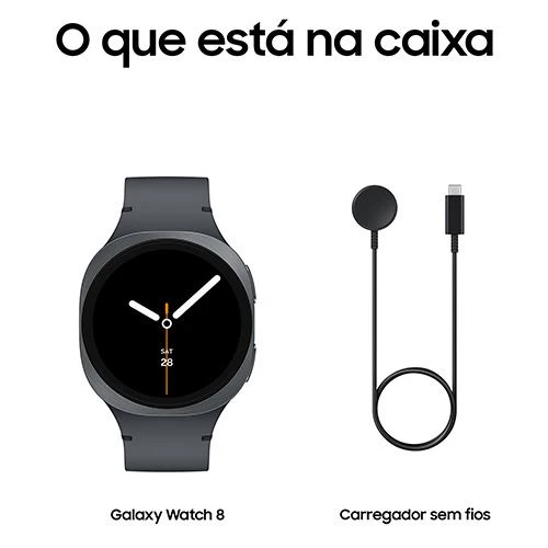 Smartwatch Samsung Galaxy Watch8 LTE 40mm - Grafite - Image 8