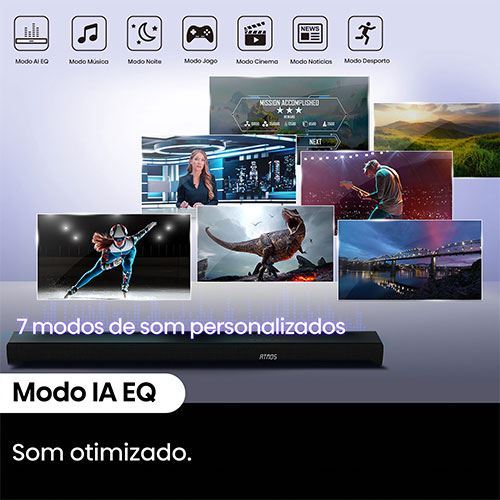 Soundbar Hisense 5.1 AX5100Q - Preto - Outlet - Grade A - Image 2