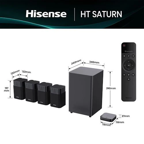 Soundbar Hisense Flex HT Saturn 4.1.2 360W - Image 3