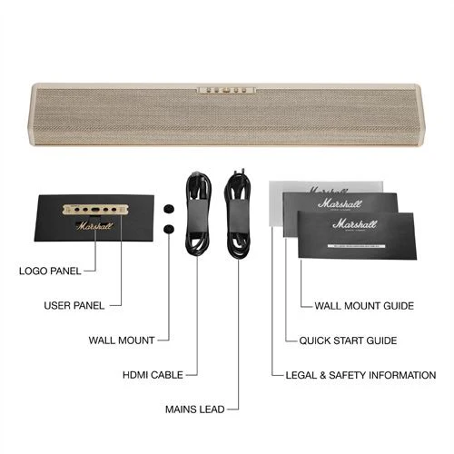 Soundbar Marshall Heston 60 5.1 Dolby Atmos - Creme - Image 14