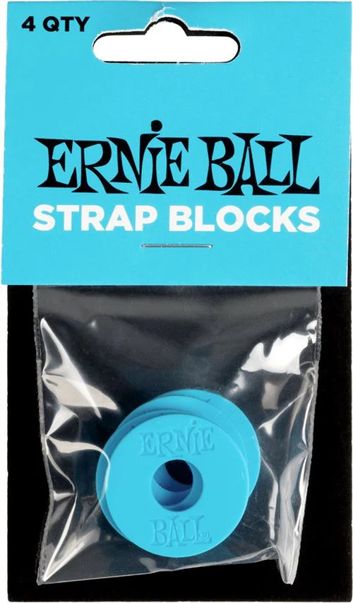 Strap Blocks 4 Unidades Azul EB5619 Ernie Ball