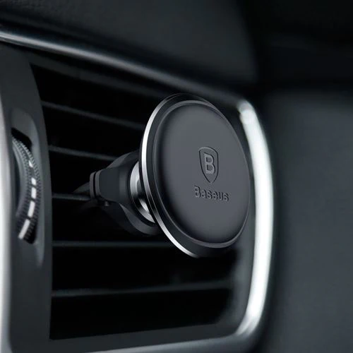 Suporte para Carro Baseus Magnetic Air Vent - Preto - Image 4