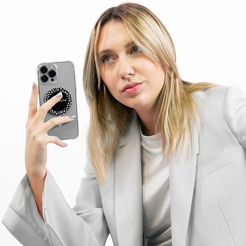 Suporte para Smartphone Case and Me Snappy Holder - Preto / Flores - Image 4
