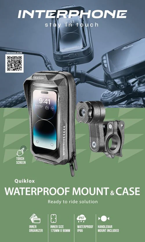 Suporte para Telemóvel + Capa com Bolsa Interphone Quiklox - Image 4