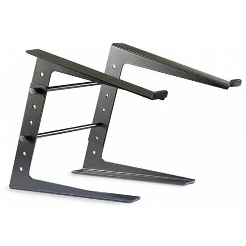 Suporte Stagg DJ Pro Laptop Metal Black Solid Adjustable Stand