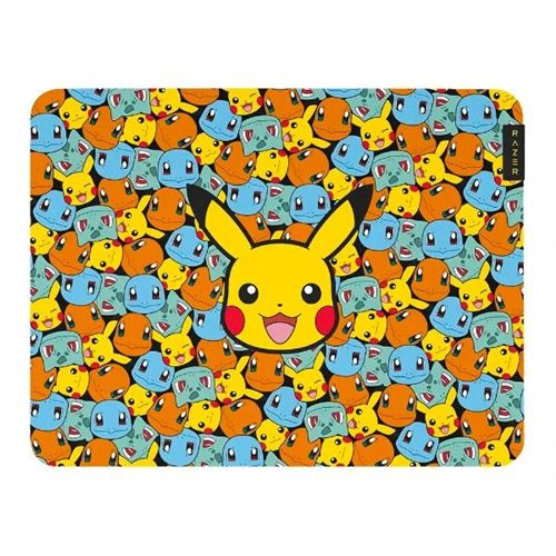 Tapete de Rato (Mousepad) Razer Gigantus V2 (M) Pokémon Kanto Starters Edition