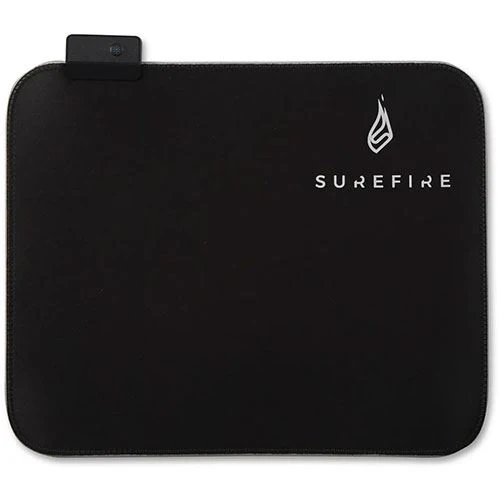 Tapete de Rato Surefire Silent Flight RGB-320 - Preto