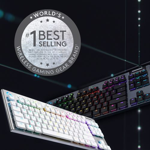 Teclado Mecânico Gaming Logitech G915 TKL Tenkeyless Sem fio RGB - Image 4
