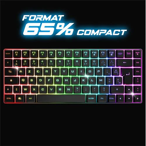 Teclado Gaming SOG Elite K70 Wireless - Preto - Layout PT - Image 3