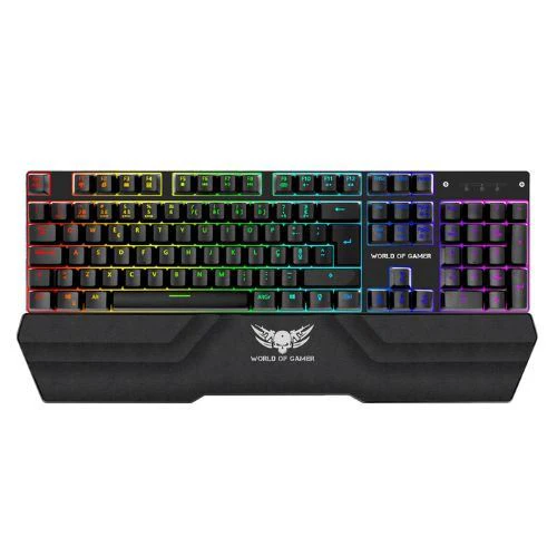 Teclado Mecânico World Of Gamer BAKO - Preto