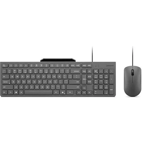 Teclado + Rato com Fios Lenovo 310 USB-A Combo - Layout PT - Cinzento