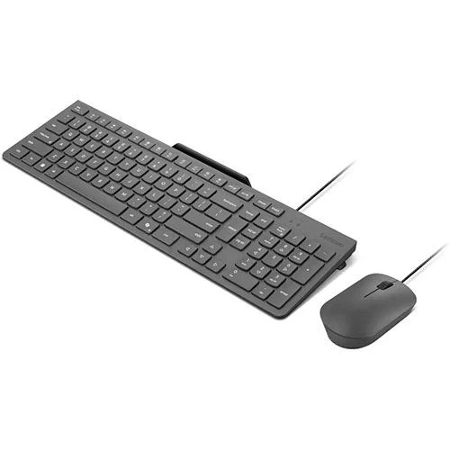 Teclado + Rato com Fios Lenovo 310 USB-A Combo - Layout PT - Cinzento - Image 2