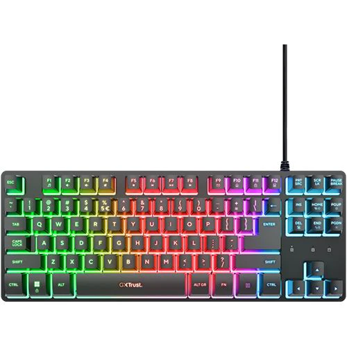 Teclado TKL Trust GXT833 Thado - Layout PT - Preto