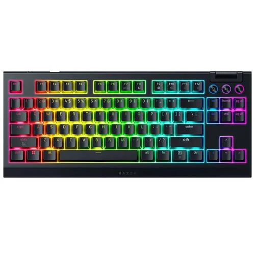 Teclado Wireless Razer Blackwidow V4 Tenkeyless Orabge Switch RGB - Layout US