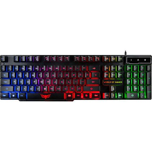 Teclado World Of Gamer FÊNIX - Preto