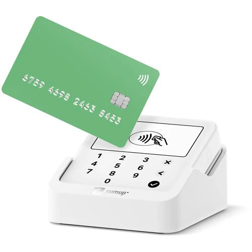 Terminal de Pagamento POS SumUp Solo Lite Wi-Fi NFC BT + Estação de Carregamento