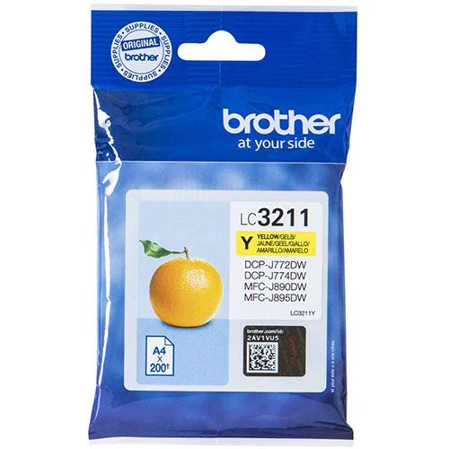 Tinteiro Brother LC3211Y - Amarelo