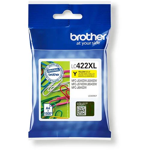 Tinteiro Brother LC422XLY - Amarelo XL