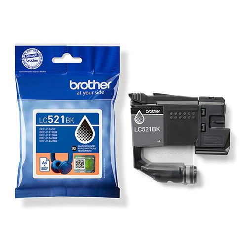 Tinteiro Brother LC521BK - Preto