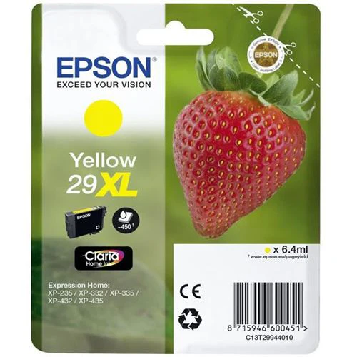 Tinteiro Epson 29XL - C13T29944012 - Amarelo