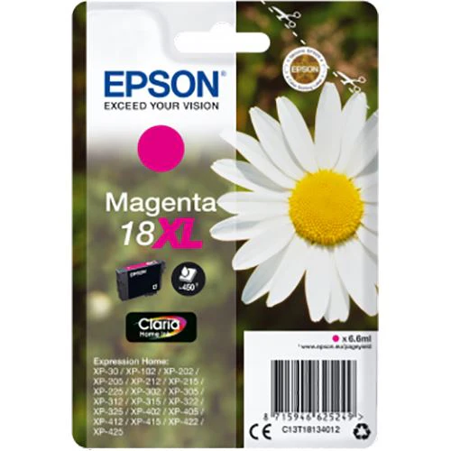 Tinteiro Epson 18XL - Magenta - C13T18134012
