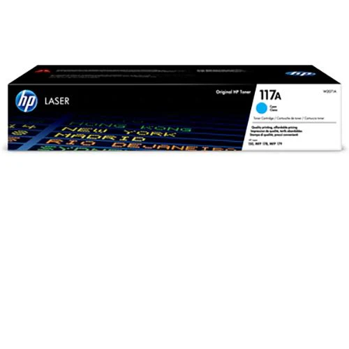 Toner HP 117A (W2071A) - Ciano