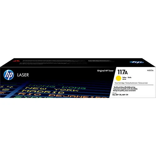 Toner HP Laser Original 117A - Amarelo