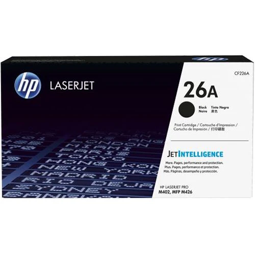 Toner HP LaserJet Original 26A - Preto - CF226A