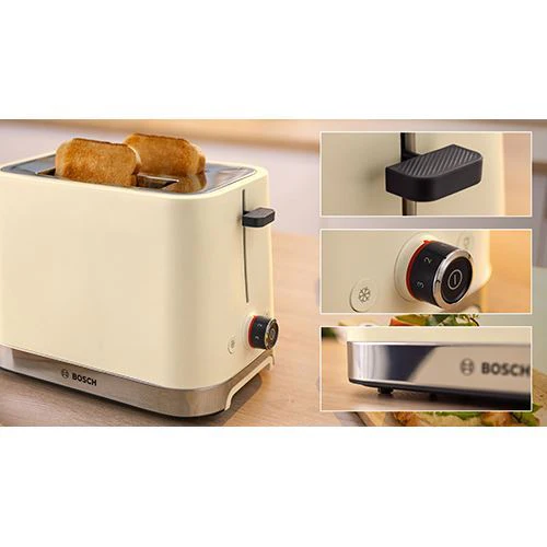 Torradeira 2 Fendas Bosch TAT4M227 MyMoment - Bege - Outlet - Grade A - Image 2