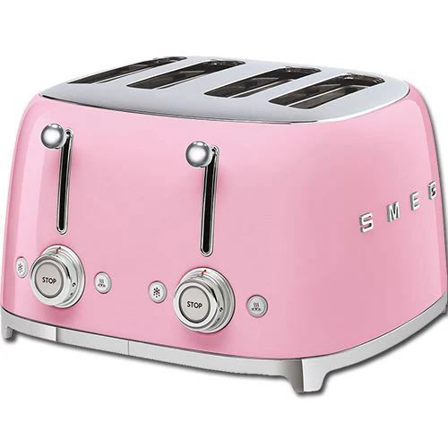 Torradeira 4 Fendas Smeg Anni 50 TSF03PKEU - Rosa