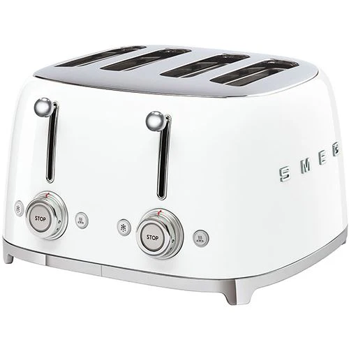 Torradeira 4 Fendas Smeg Anni 50 TSF03WHEU - Branco