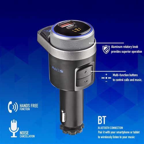 Transmissor FM NGS Spark BT Hero - Image 11