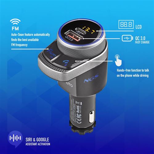 Transmissor FM NGS Spark BT Hero - Image 12