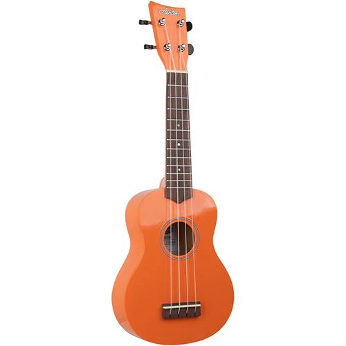Ukulele Soprano + Saco Ashton 120 UKE120SBO - Laranja Brilhante