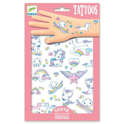 Unicórnios - 50 Tatuagens c/ Glitter