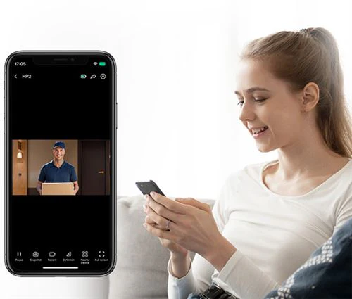 Vídeo Porteiro Wi-Fi Ezviz HP2 1080P - Prateado - Image 14