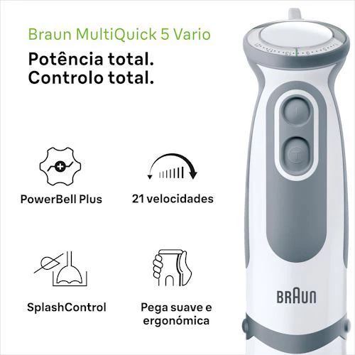 Varinha Mágica Braun Multiquick 5 Vario Mq5200Wh - Outlet - Grade A - Image 2