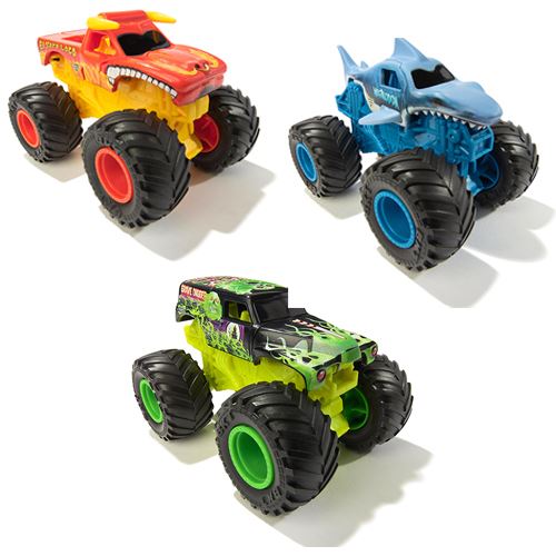 Veículo Monster Jam Smash and Bash 1:64 - Spin Master - Envio Aleatório