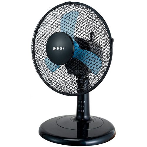 Ventoinha de Mesa Sogo VEN-SS-21435 | 20 W | Preto - Image 2