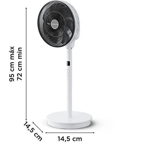 Ventoinha de Pé Rowenta Turbo Swift Silence QV5040F0 - Branco - Image 5