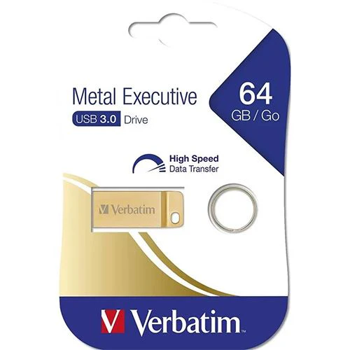 Pen USB Verbatim Metal - 64GB - Gold - Image 3
