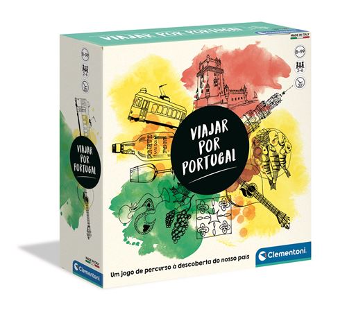 Jogo de Tabuleiro Viajar por Portugal