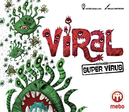 Jogo de Tabuleiro Viral - Super Vírus