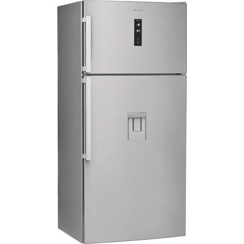 Frigorífico com Congelador Whirlpool W84TE 72X AQUA | 186x84x75 cm | 434 L | E | Aço inoxidável